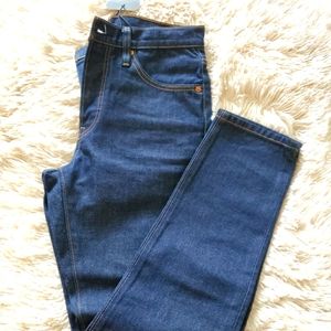 High rise skinny ankle jeans